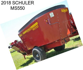 2018 SCHULER MS550