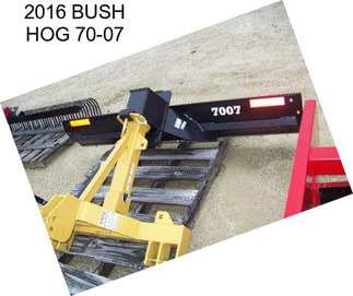 2016 BUSH HOG 70-07