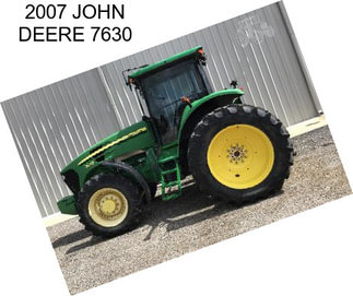 2007 JOHN DEERE 7630