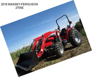 2018 MASSEY-FERGUSON 2705E