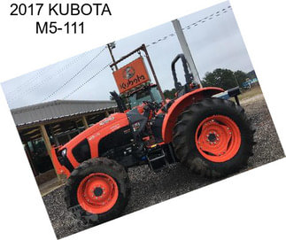 2017 KUBOTA M5-111