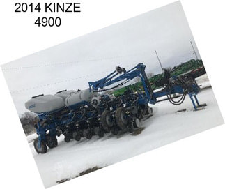 2014 KINZE 4900