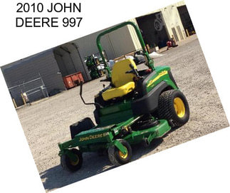 2010 JOHN DEERE 997