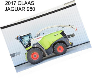 2017 CLAAS JAGUAR 980