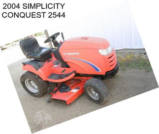 2004 SIMPLICITY CONQUEST 2544