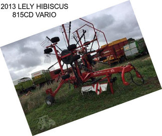 2013 LELY HIBISCUS 815CD VARIO