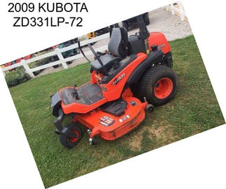 2009 KUBOTA ZD331LP-72