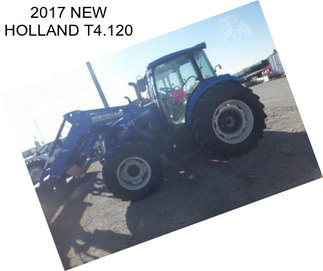 2017 NEW HOLLAND T4.120