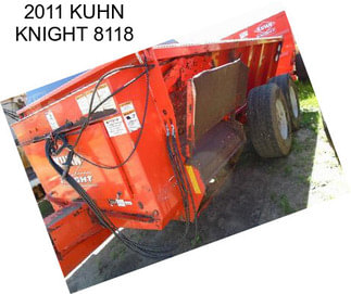 2011 KUHN KNIGHT 8118