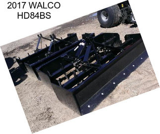 2017 WALCO HD84BS