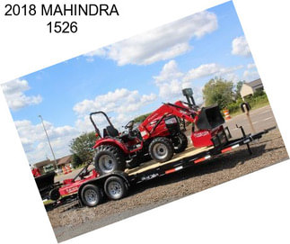 2018 MAHINDRA 1526