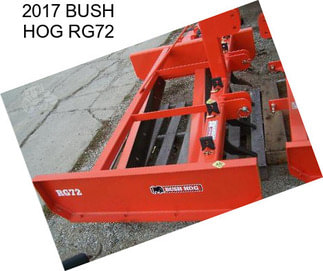 2017 BUSH HOG RG72