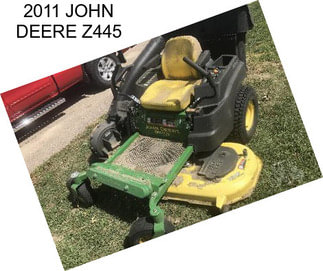 2011 JOHN DEERE Z445