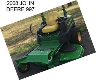 2008 JOHN DEERE 997