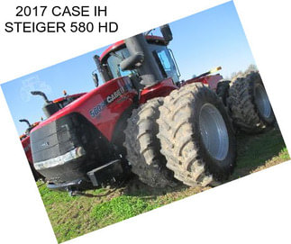 2017 CASE IH STEIGER 580 HD