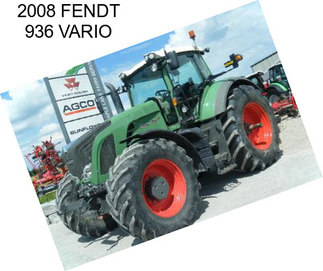 2008 FENDT 936 VARIO