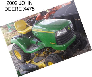 2002 JOHN DEERE X475