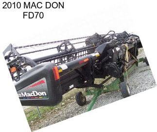 2010 MAC DON FD70