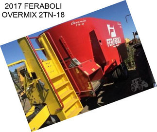 2017 FERABOLI OVERMIX 2TN-18