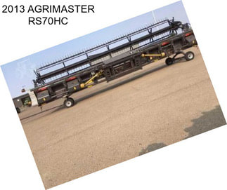 2013 AGRIMASTER RS70HC