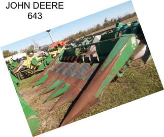 JOHN DEERE 643