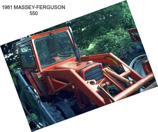 1981 MASSEY-FERGUSON 550