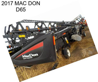 2017 MAC DON D65