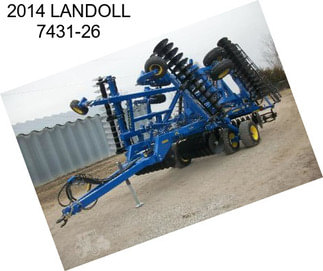 2014 LANDOLL 7431-26