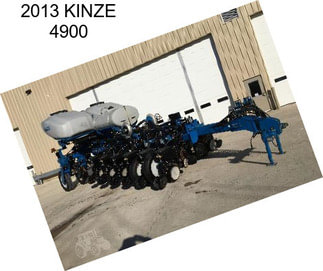 2013 KINZE 4900