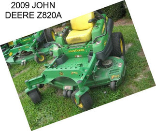2009 JOHN DEERE Z820A