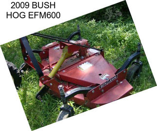 2009 BUSH HOG EFM600