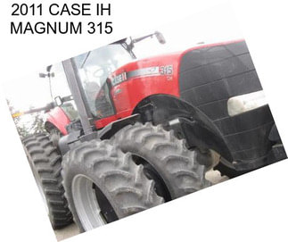 2011 CASE IH MAGNUM 315