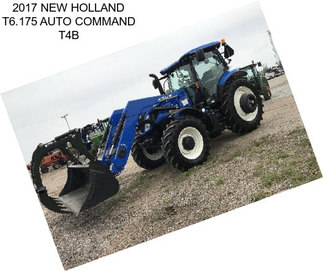 2017 NEW HOLLAND T6.175 AUTO COMMAND T4B