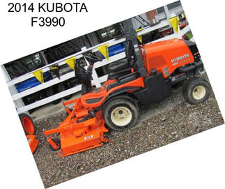 2014 KUBOTA F3990