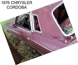 1976 CHRYSLER CORDOBA