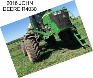 2016 JOHN DEERE R4030