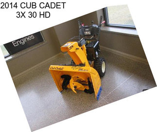 2014 CUB CADET 3X 30 HD