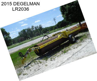 2015 DEGELMAN LR2036