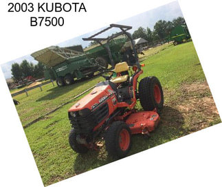 2003 KUBOTA B7500