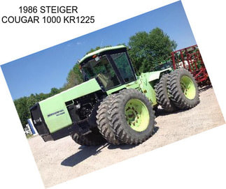 1986 STEIGER COUGAR 1000 KR1225