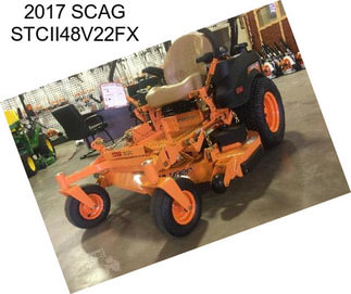 2017 SCAG STCII48V22FX