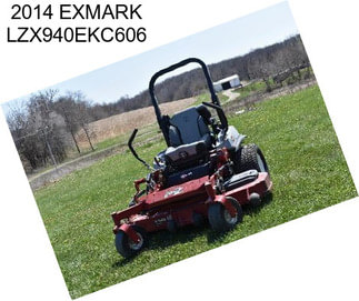 2014 EXMARK LZX940EKC606