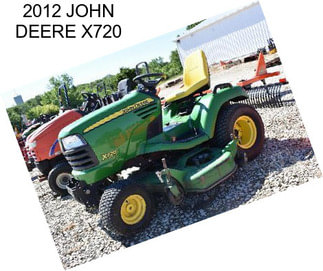 2012 JOHN DEERE X720