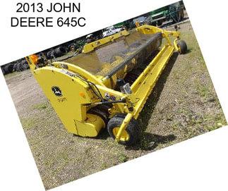 2013 JOHN DEERE 645C