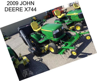 2009 JOHN DEERE X744