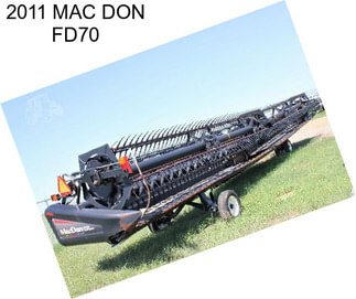 2011 MAC DON FD70