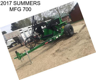 2017 SUMMERS MFG 700