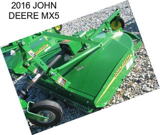 2016 JOHN DEERE MX5