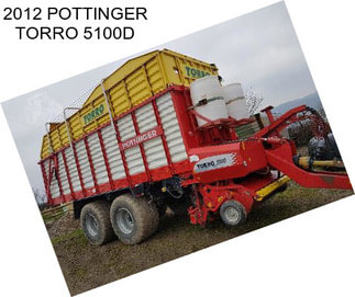 2012 POTTINGER TORRO 5100D