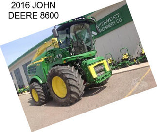 2016 JOHN DEERE 8600